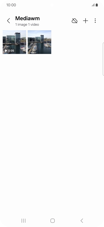 Press and hold any picture or video.