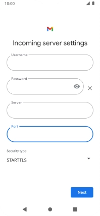 Press the drop down list below 
