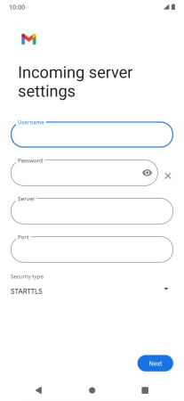 Press the field below 