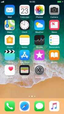 When the battery charging icon is displayed, the battery is charging.