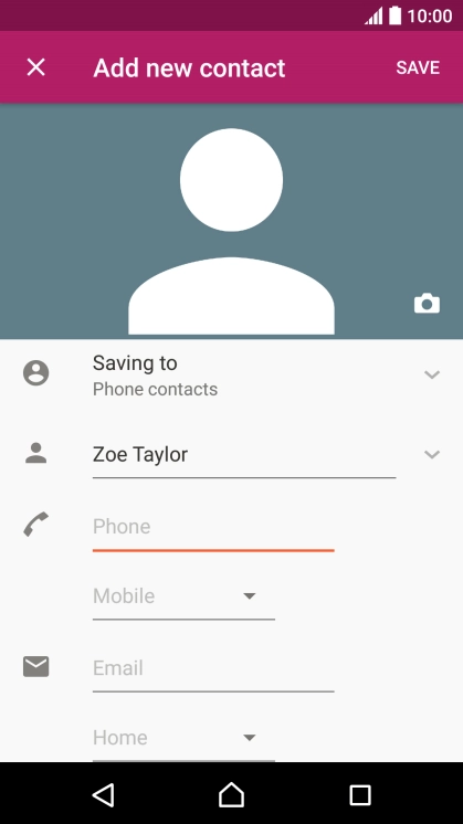 Press Phone and key in the phone number.