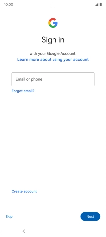 Follow the instructions on the screen to finish the activation.