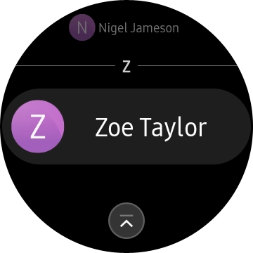 Press the required contact. Press the required contact.