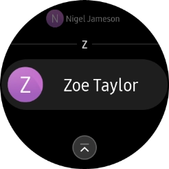 Press the required contact. Press the required contact.