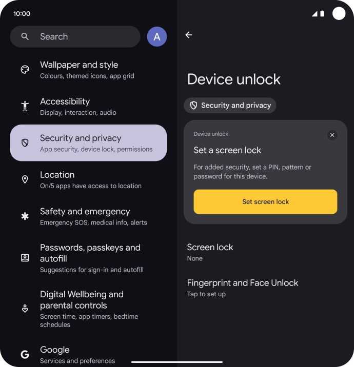 Slide your finger upwards starting from the bottom of the screen to return to the home screen.