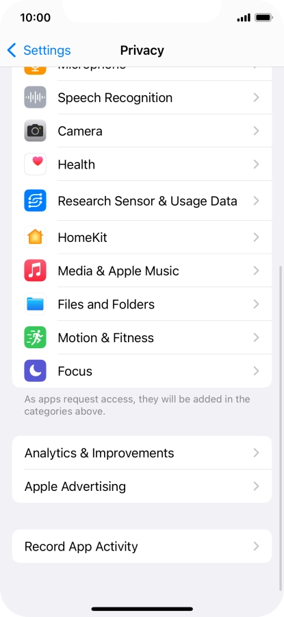 Press Record App Activity.