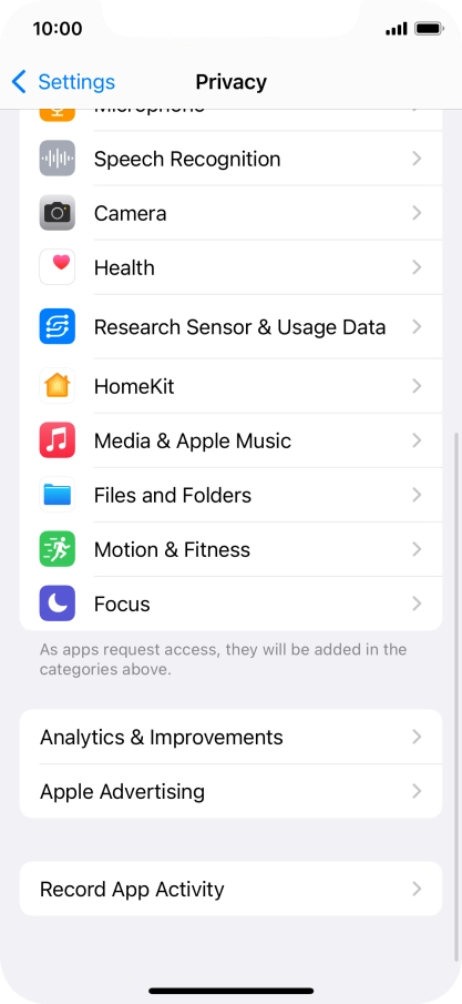 Press Record App Activity.