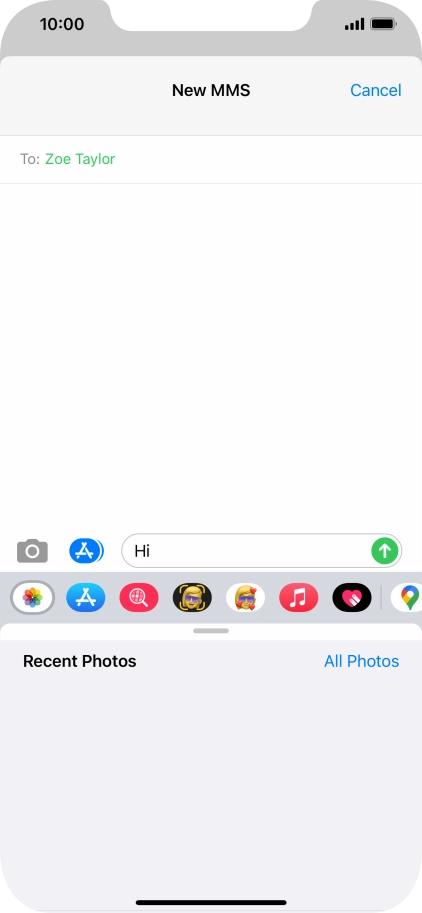 Press All Photos and go to the required folder.