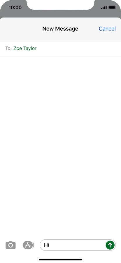 Press the apps icon.