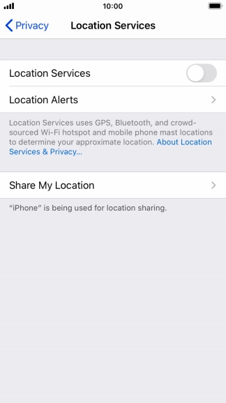 Press the indicator next to Press the indicator next to