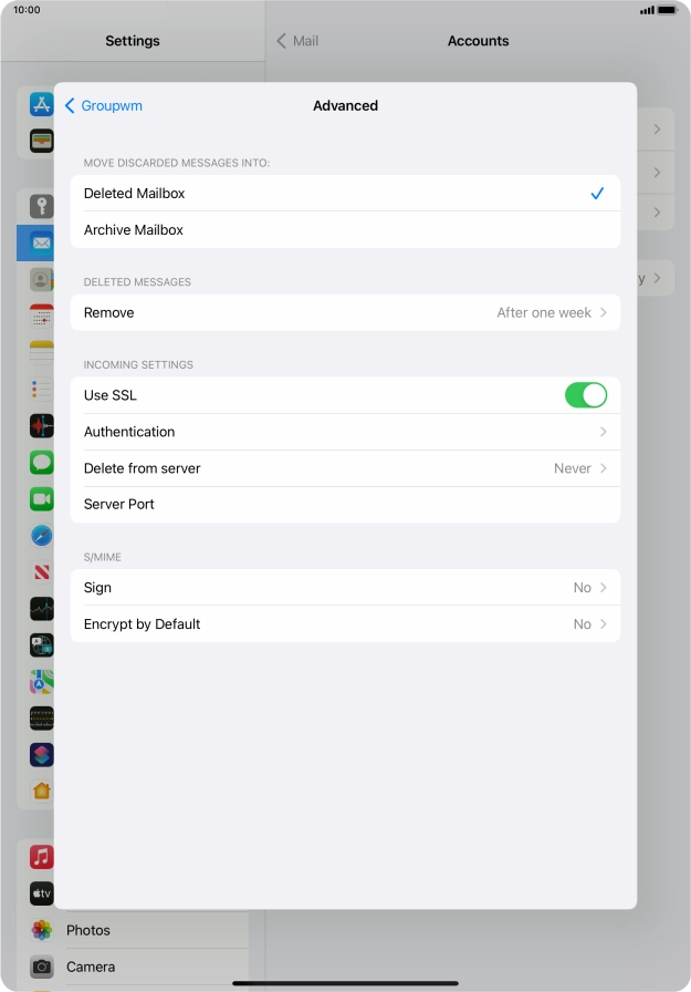 Press the indicator next to Press the indicator next to