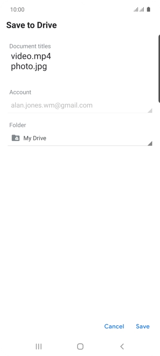 Press the field below 