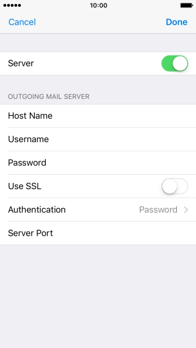 Press Authentication.