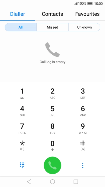 Press the menu icon.