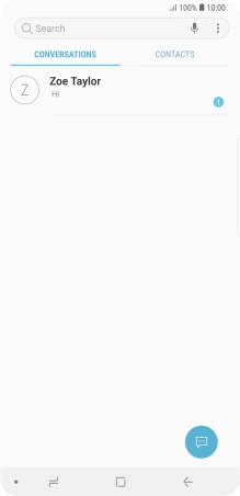 Press the menu icon. Press the menu icon.