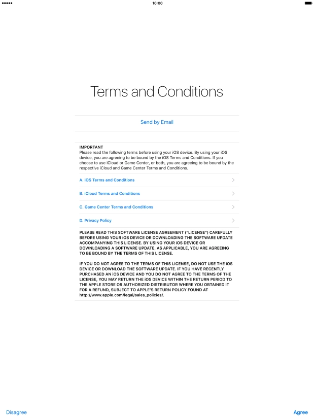 Press Agree. Press Agree.