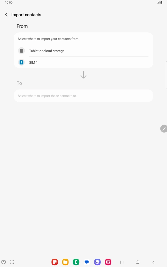 Press the name of the SIM.