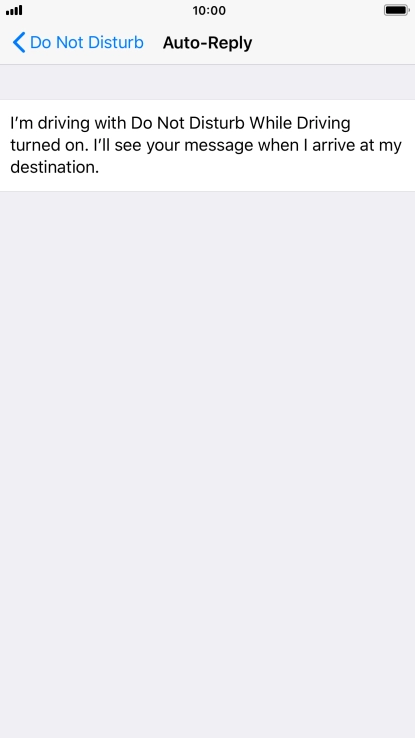 Press the Home key to return to the home screen.