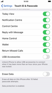 Press the indicator next to Press the indicator next to