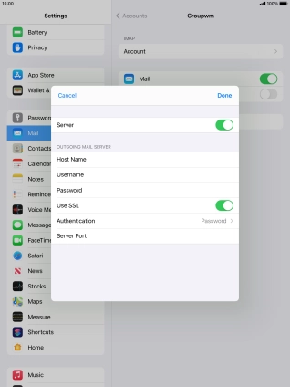 Press the indicator next to Press the indicator next to
