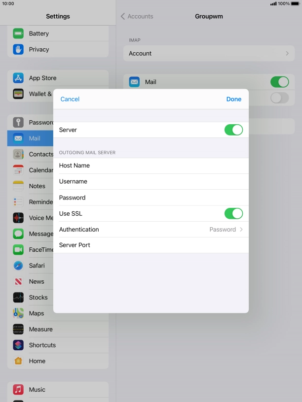 Press the indicator next to Press the indicator next to