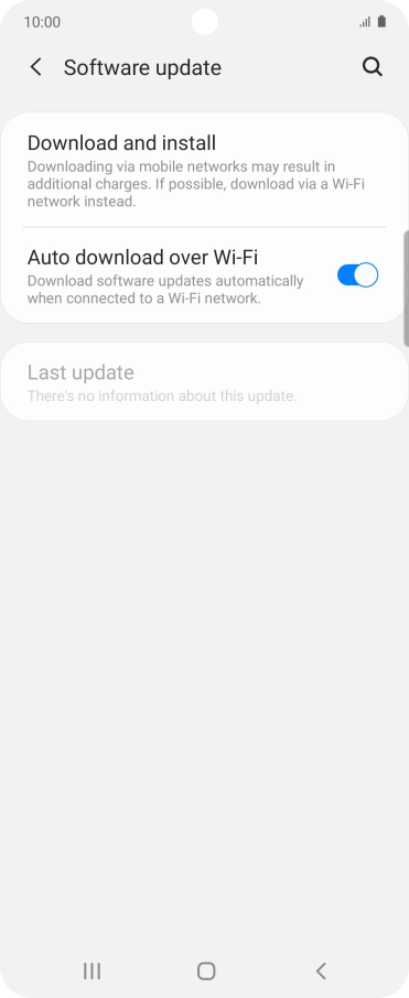 Press Download and install. If a new software version is available, it's displayed. Follow the instructions on the screen to update the phone software. Press Download and install. If a new software version is available, it's displayed. Follow the instructions on the screen to update the phone software.