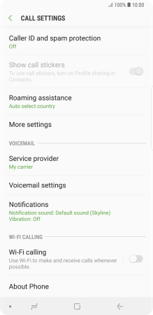 Press More settings. Press More settings.