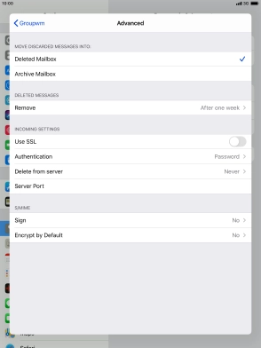 Press Authentication.