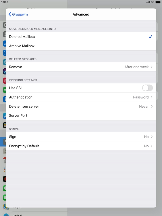 Press Authentication.