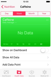 Press Add Data Point and follow the instructions on the screen to key in the required information.