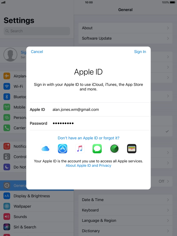 Press Sign In. Press Sign In.