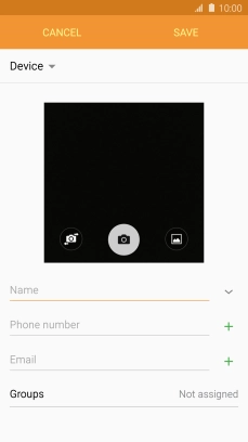 Press the gallery icon.