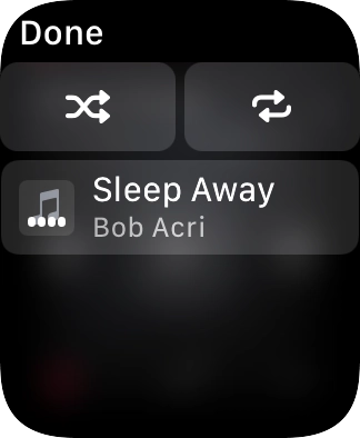 Press the shuffle icon. Press the shuffle icon.