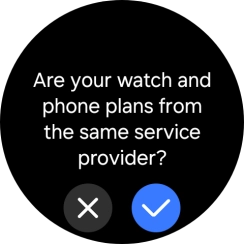Press the confirm icon.