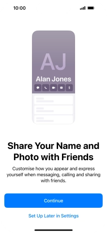 Press Continue. Press Continue.