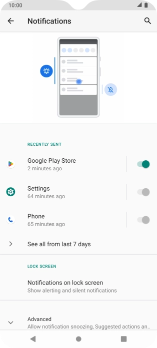 Press See all from last 7 days.