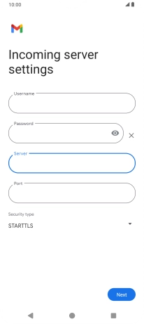Press the field below 