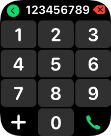 Key in the required number and press the call icon. Key in the required number and press the call icon.