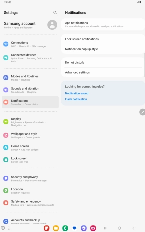 Press App notifications.