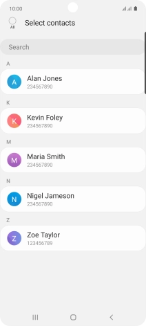 Press the field above 