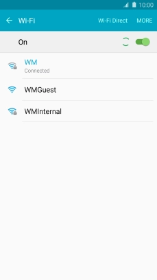 Press the Home key to return to the home screen.