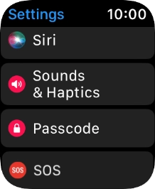 Press Siri.