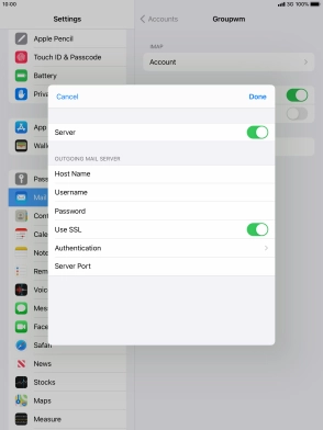 Press the indicator next to Press the indicator next to