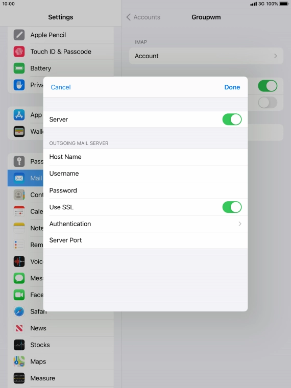 Press the indicator next to Press the indicator next to