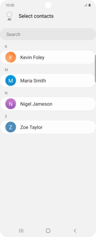 Press the field above 