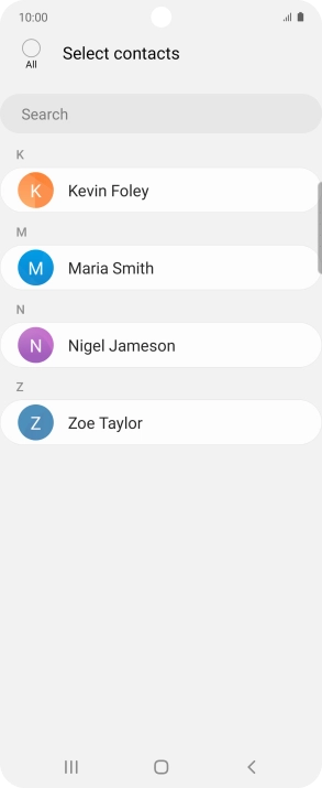 Press the field above 