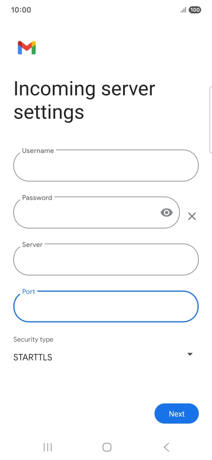 Press the drop down list below 