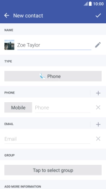 Press the field below 