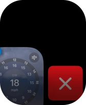 Press the close icon.