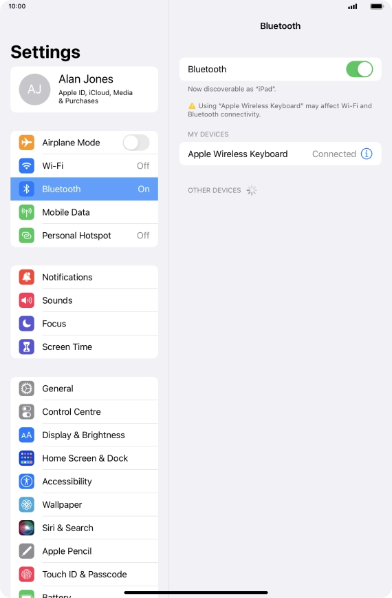Slide your finger upwards starting from the bottom of the screen to return to the home screen.